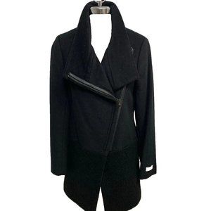 Calvin Klein NWT Contemporary Black Wool Blend Women's Coat size 4, 6, 8